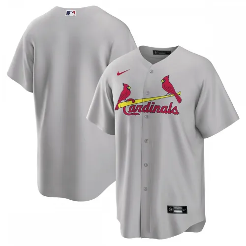 Maglia da trasferta replica della squadra dei St. Louis Cardinals Nike - Grigia
