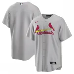 Camisola de equipa Nike Replica dos St. Louis Cardinals para jogos fora de casa - Cinza