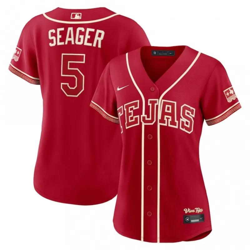 Corey Seager Texas Rangers Nike Women’s 2026 City Connect Stadium Jersey – Red