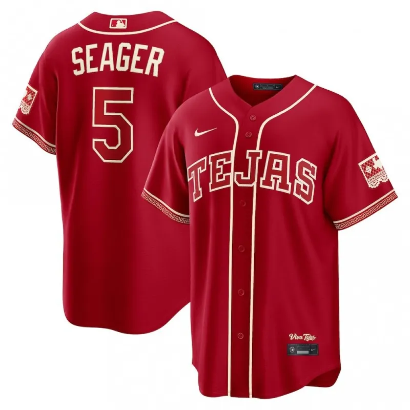 Corey Seager Texas Rangers Nike 2026 City Connect Stadium Jersey – Red