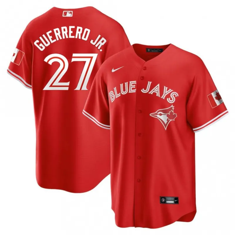 Vladimir Guerrero Jr. Camiseta de Jugador Nike Canada Day de los Toronto Blue Jays - Roja