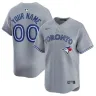 Toronto Blue Jays Nike Road Limited Custom Jersey - Gray