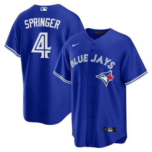 Camisa de jogador réplica alternativa da Nike do George Springer, Toronto Blue Jays - Royal