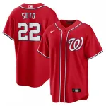 Juan Soto Washington Nationals Nike Alternate Replica Player Name Jersey - Rood
