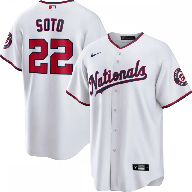 Juan Soto Washington Nationals Nike Alternate Replica Player Jersey – White