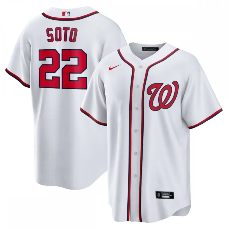 Juan Soto Washington Nationals Nike Home Replica Player Name Jersey – White