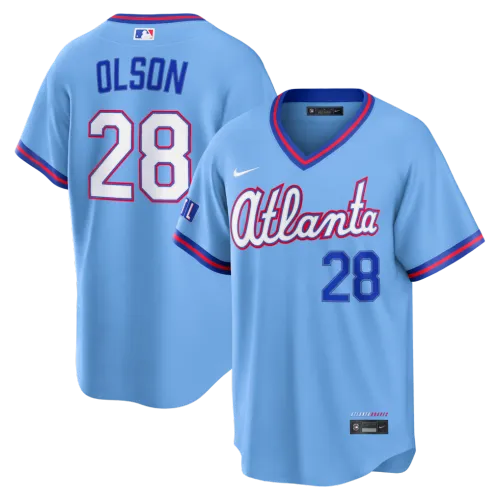 Matt Olson Atlanta Braves Nike 2026 City Connect Stadium Jersey - Powder Blue