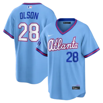 Matt Olson Atlanta Braves Nike 2026 City Connect Stadium Jersey - Powder Blue