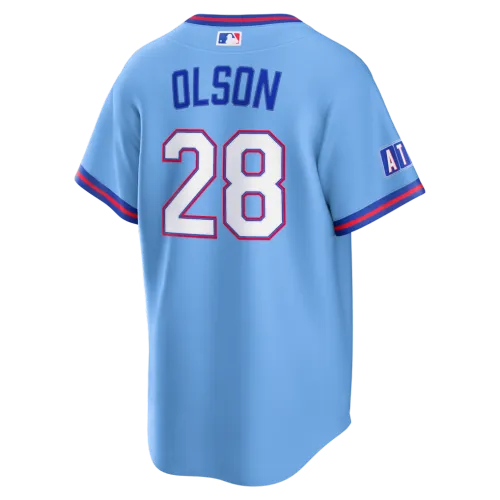 Matt Olson Atlanta Braves Nike 2026 City Connect Stadium Jersey – Powder Blue
