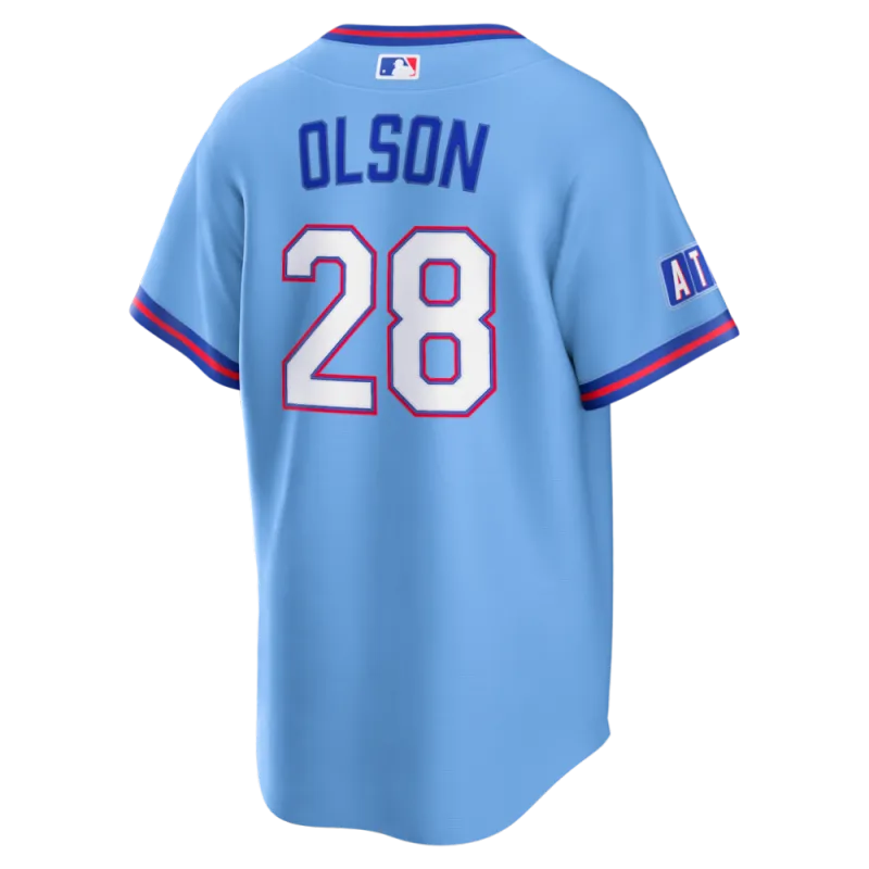 Matt Olson Atlanta Braves Nike 2026 City Connect Stadium Jersey – Powder Blue