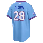 Matt Olson Atlanta Braves Nike 2026 City Connect Stadium Jersey – Powder Blue