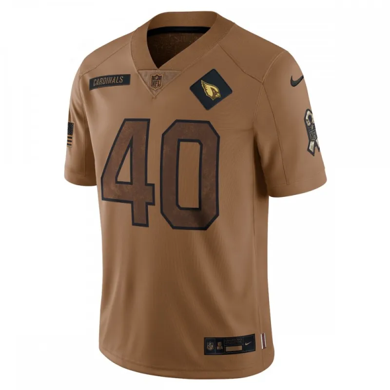 Pat Tillman Arizona Cardinals Nike 2023 Salute To Service Retired Player Limited Jersey – Brown