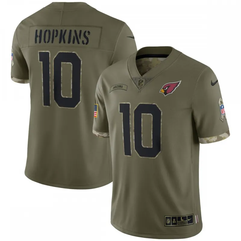 DeAndre Hopkins Arizona Cardinals Nike 2022 Salute To Service Limited Jersey – Olive