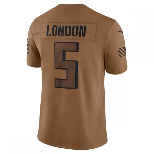 Drake London Atlanta Falcons Nike 2023 Salute To Service Limited Jersey – Brown