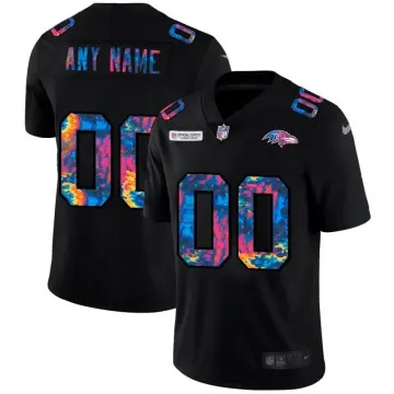 Baltimore Ravens Nike NFL 2020 Crucial Catch Limited Edition Custom Jersey - Black