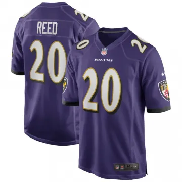 Ed Reed Baltimore Ravens Nike-wedstrijdshirt voor gepensioneerde spelers - Paars