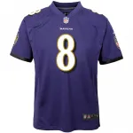 Lamar Jackson Baltimore Ravens Nike Youth Game Jersey – Purple
