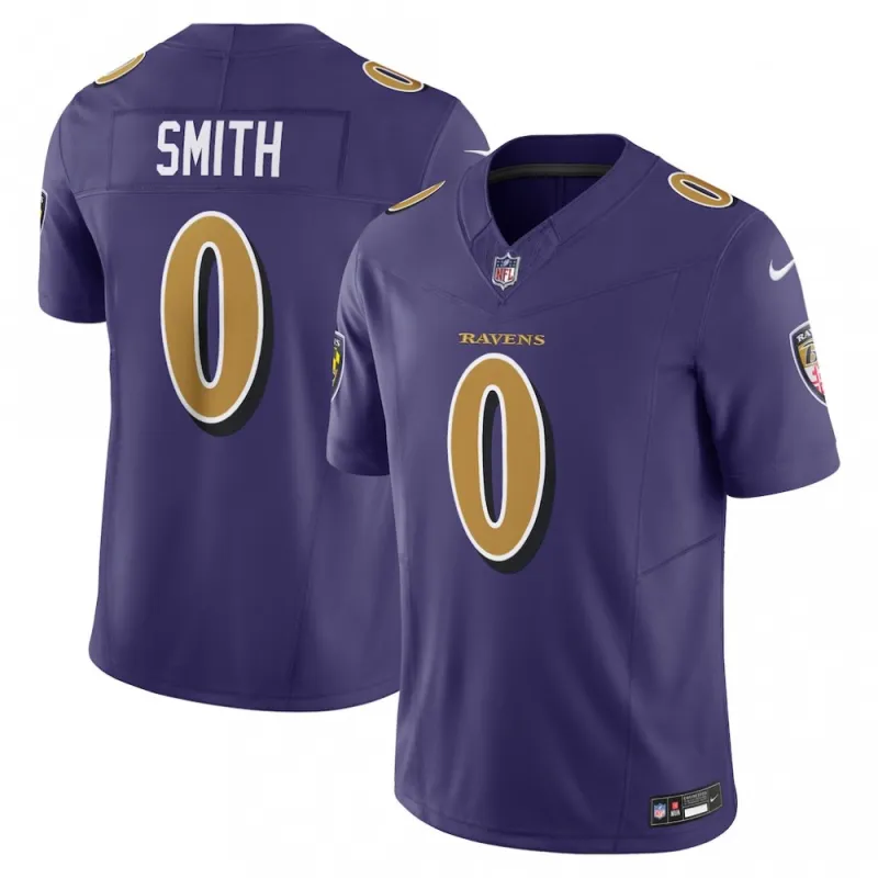 Roquan Smith Baltimore Ravens Nike Alternate 2 Vapor F.U.S.E. Limited Jersey – Purple