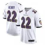 Derrick Henry Baltimore Ravens Nike White Game Jersey - White Derrick Henry Baltimore Ravens Nike White Game Jersey – White