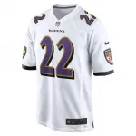Derrick Henry Baltimore Ravens Nike White Game Jersey – White