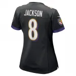 Lamar Jackson Baltimore Ravens Nike Women’s Alternate Game Jersey – Black