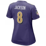 Lamar Jackson Baltimore Ravens Nike Women’s Alternate Game Player Jersey – Purple