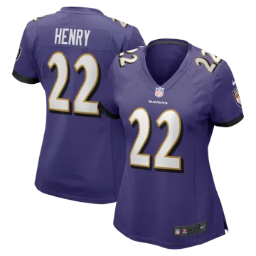 Derrick Henry Baltimore Ravens Nike Women's Game Player Jersey - Purple