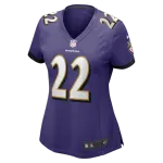 Derrick Henry Baltimore Ravens Nike Women’s Game Player Jersey – Purple