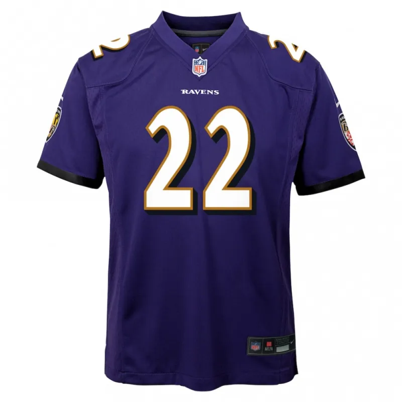 Derrick Henry Baltimore Ravens Nike Youth Game Jersey – Purple