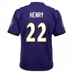Derrick Henry Baltimore Ravens Nike Youth Game Jersey – Purple