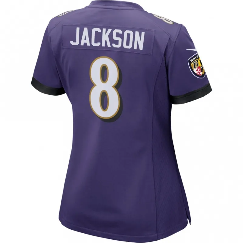 Lamar Jackson Baltimore Ravens Nike Women’s Game Jersey – Purple