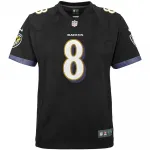 Lamar Jackson Baltimore Ravens Nike Youth Game Jersey – Black