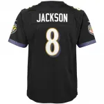 Lamar Jackson Baltimore Ravens Nike Youth Game Jersey – Black