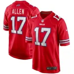 Camiseta de juego Nike para jóvenes de Josh Allen de los Buffalo Bills - Roja