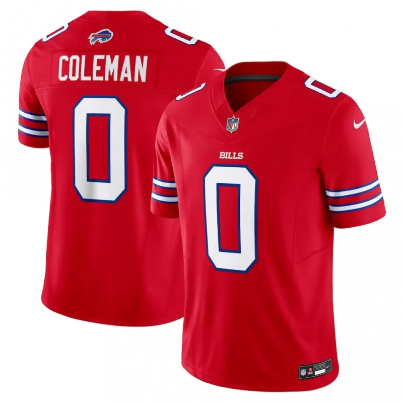 Keon Coleman Buffalo Bills Nike Alternate Vapor F.U.S.E. Limited-shirt – Rood
