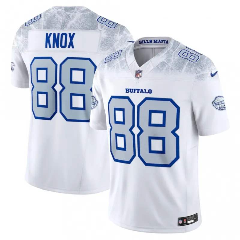 Dawson Knox Buffalo Bills Nike 2025 Rivalries Collection Limited Jersey – White