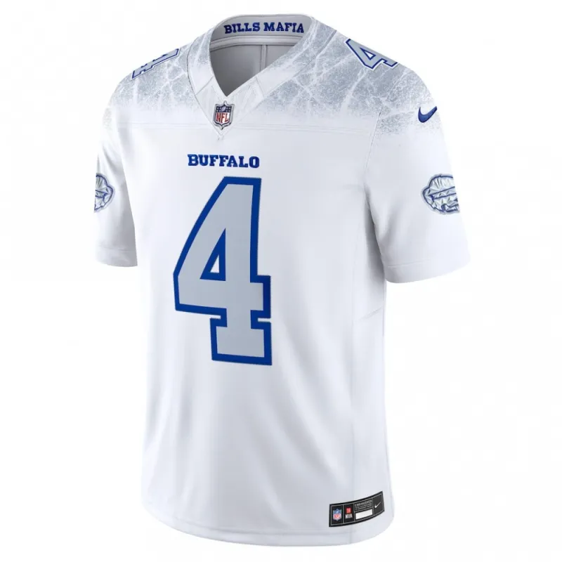 James Cook III Buffalo Bills Nike 2025 Rivalries Collection Limited Jersey – White