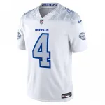 James Cook III Buffalo Bills Nike 2025 Rivalries Collection Limited Jersey – White