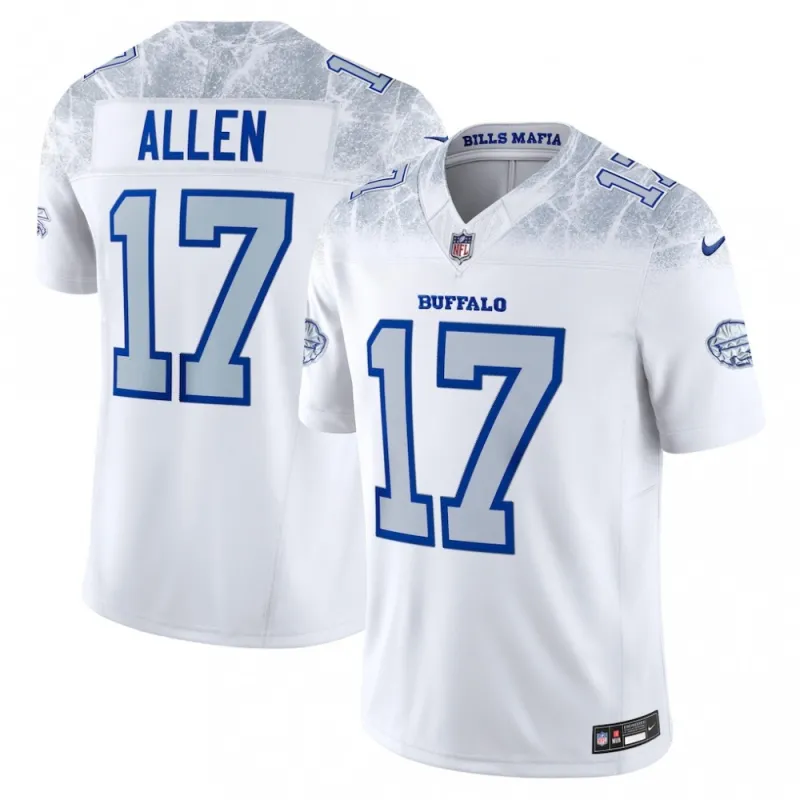 Josh Allen Buffalo Bills Nike 2025 Rivalries Collection Limited Jersey – White