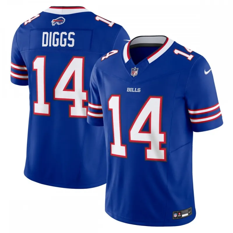 Camisa Nike Vapor F.U.S.E. Limited de Stefon Diggs dos Buffalo Bills – Azul-real