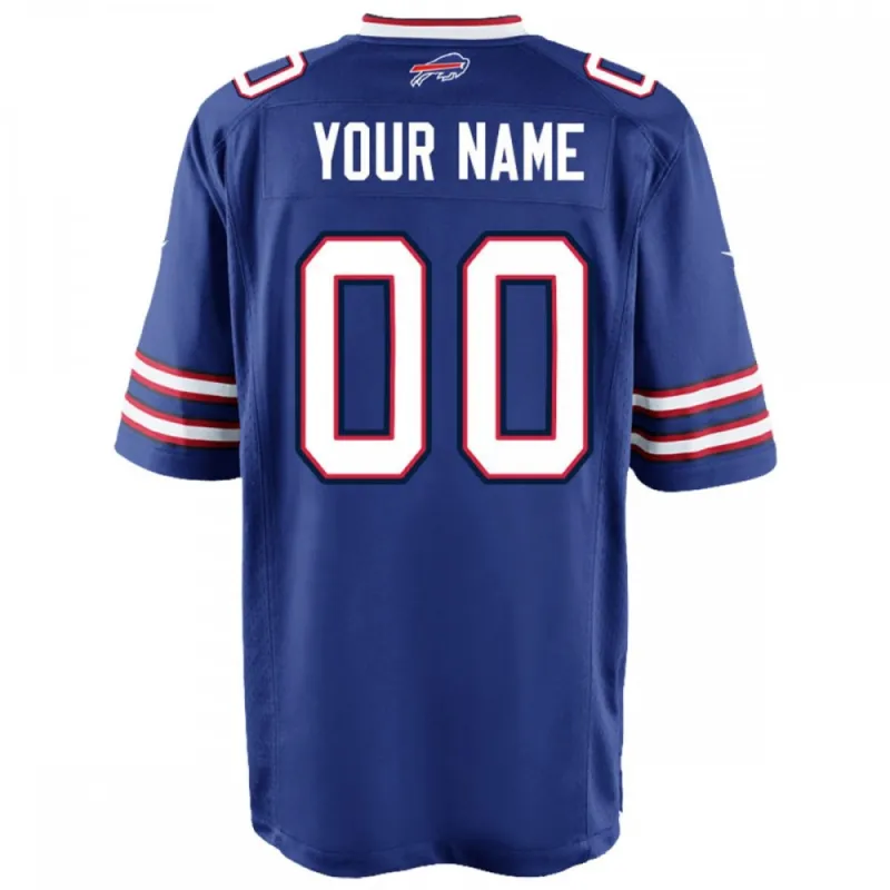 Buffalo Bills Nike Youth Custom Game Jersey – Royal