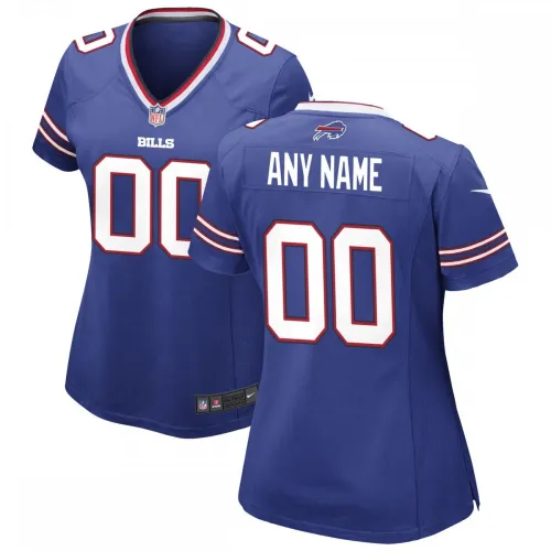 Maillot de match Nike personnalisé pour femme des Buffalo Bills - Bleu roi