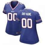 Maillot de match personnalisé Nike pour femme des Buffalo Bills – Bleu roi