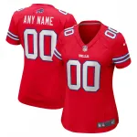 Maillot de match alternatif personnalisé Nike pour femme des Buffalo Bills - Rouge Buffalo Bills Nike Women’s Alternate Custom Game Jersey – Red