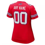 Buffalo Bills Nike Women’s Alternate Custom Game Jersey – Red
