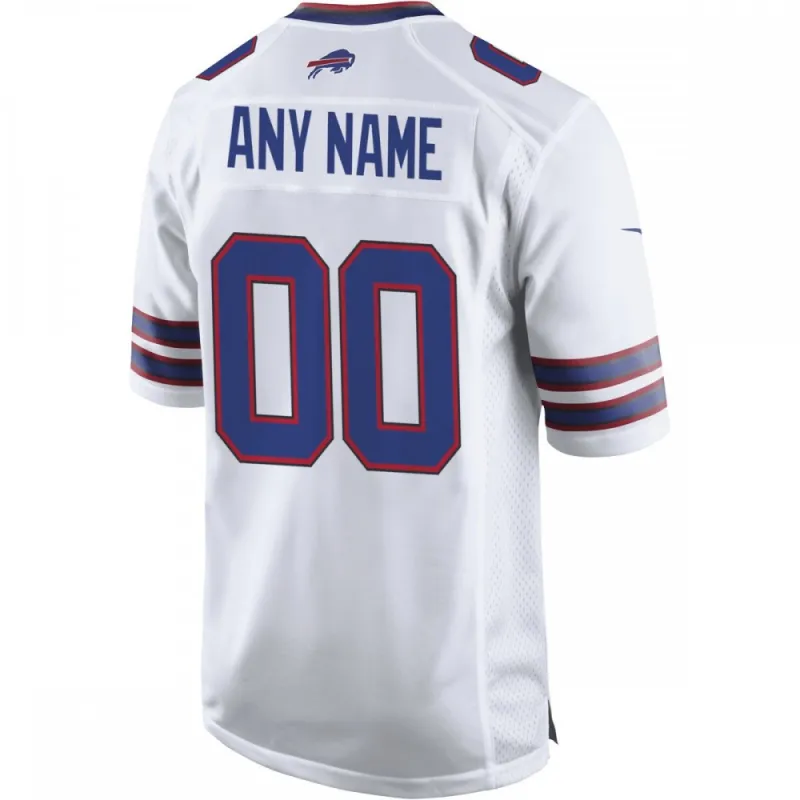 Buffalo Bills Nike Custom Game Jersey – White