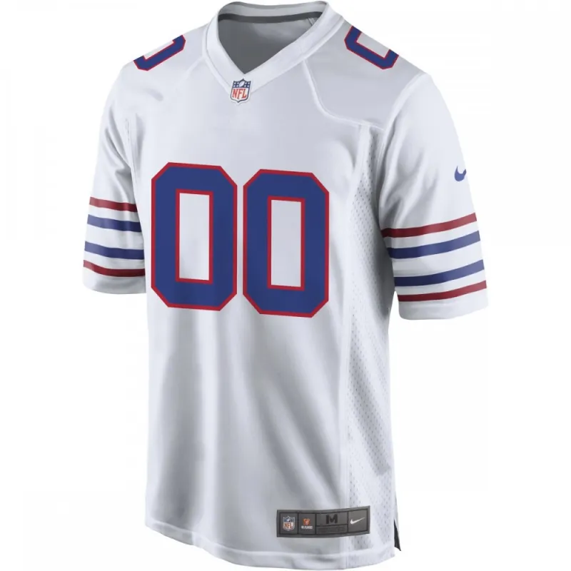 Buffalo Bills Nike Alternate Custom Game Jersey – White
