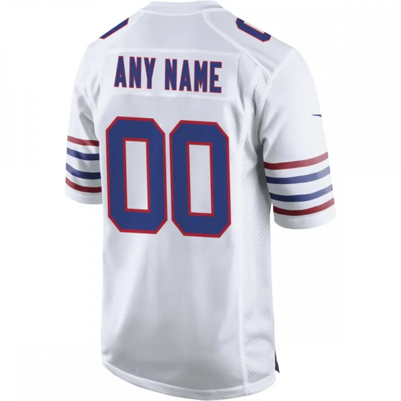Buffalo Bills Nike Alternate Custom Game Jersey – White