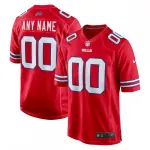 Buffalo Bills Nike Alternate Custom Game Jersey - Red Buffalo Bills Nike Alternate Custom Game Jersey – Red