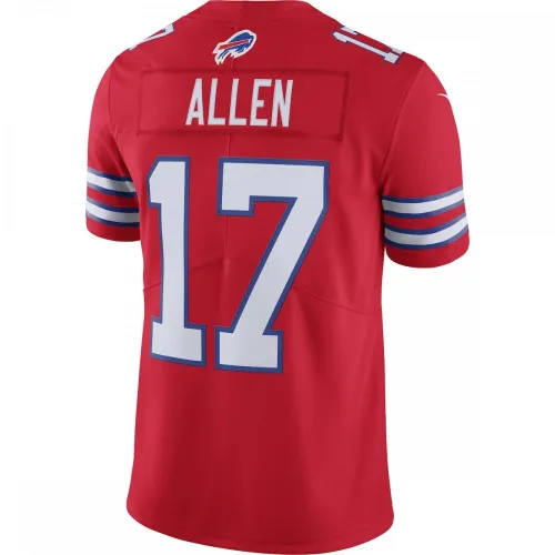 Josh Allen Buffalo Bills Nike Color Rush Vapor Limited Jersey – Red